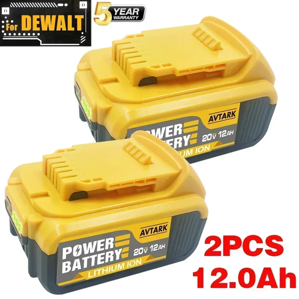 Для DeWalt DCB200 18 В 20 сменный литий-ионный аккумулятор DCB206 DCB205 DCB204-2 DCB184 DCB181 6 0 Ач/9 Ач/12.0