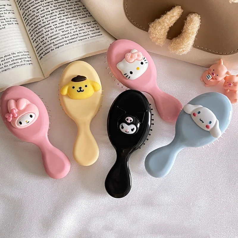 2024 Новая мода Kawaii Hello Kitty расческа мультфильм аниме Sanrio Cat кукла девушка сердце