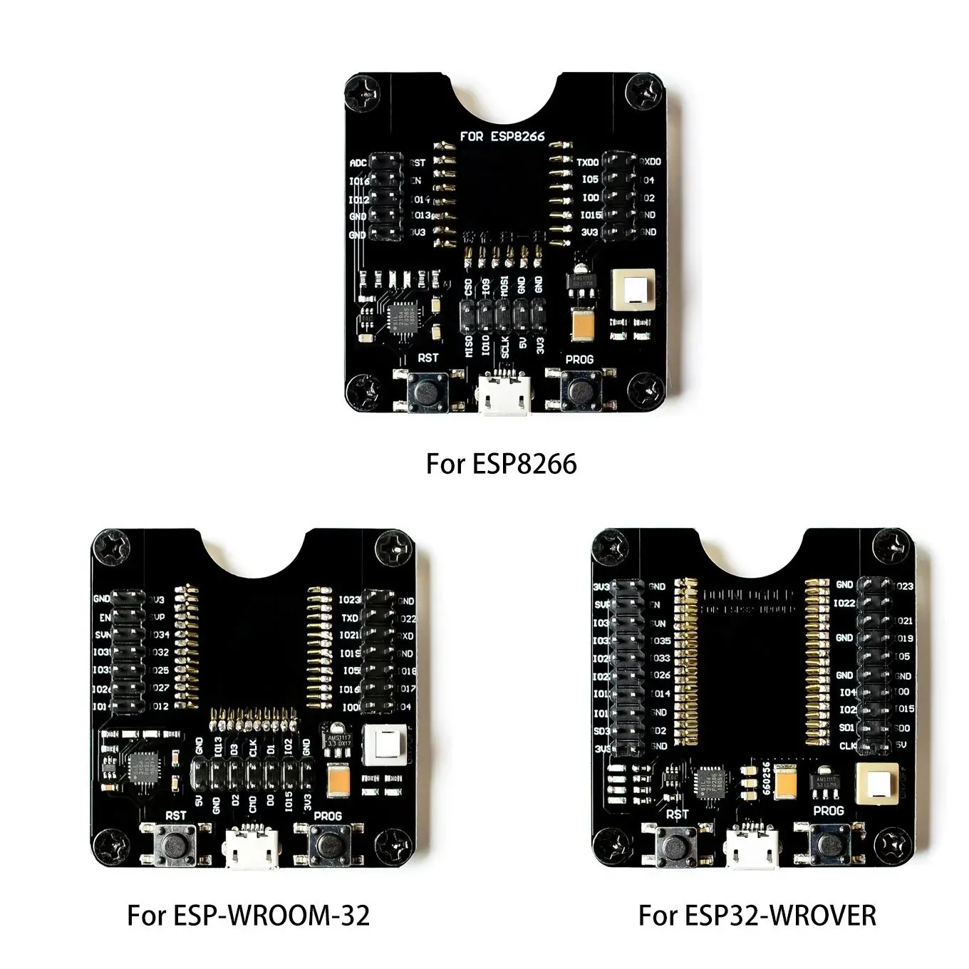 ESP8266 ESP-WROOM-32 ESP32-WROVER Макетная плата Тестовое приспособление для записи загрузчик