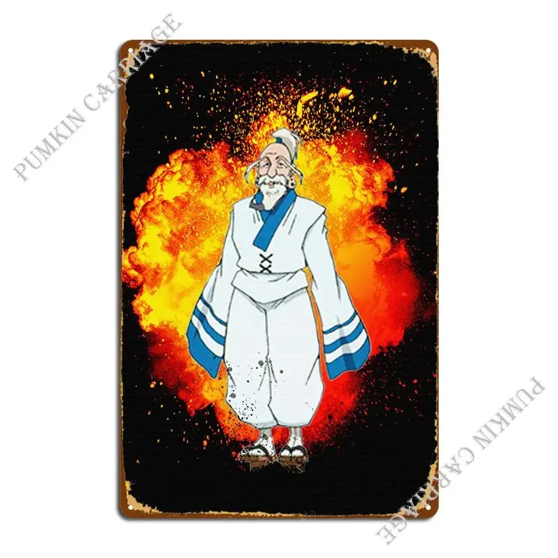 Плакат с металлической табличкой Netero Issac винтажная настенная роспись для