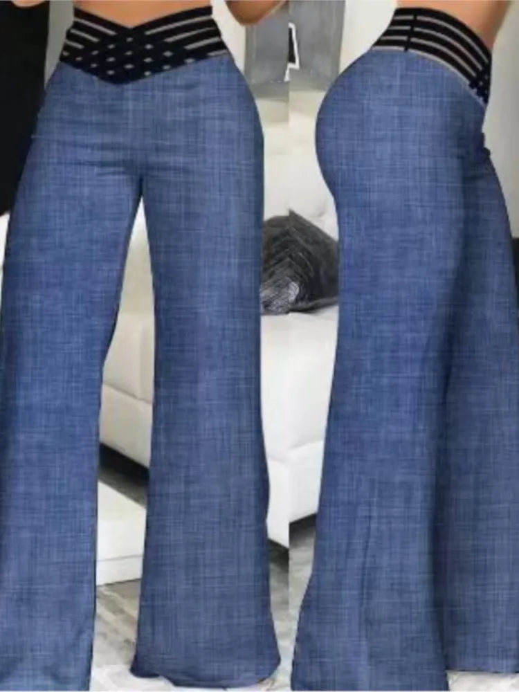 Модные элегантные офисные женские брюки новые летние прозрачные сетчатые