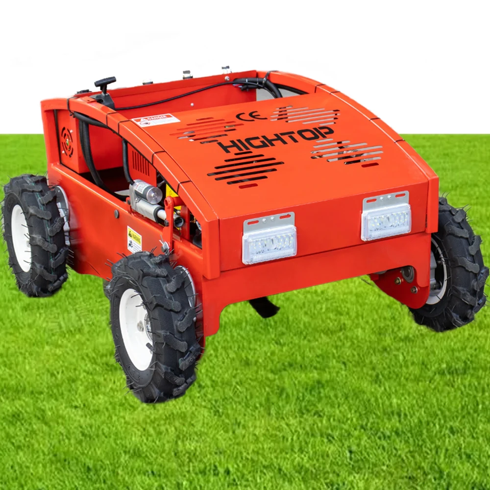 

Wheeled Remote Control Lawn Mower Four-wheel Drive Grass Cutting Machine for Agricultural Farm Garden