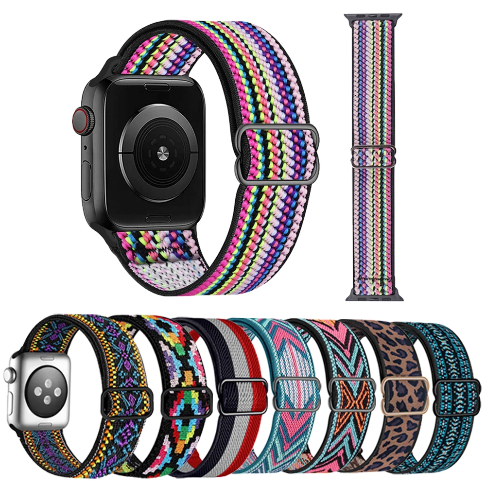 Резиновый ремешок для Apple Watch 6 Band 44 мм Series 7 45 41 эластичный браслет iWatch Se 5 4 3 2 38 40 42 |