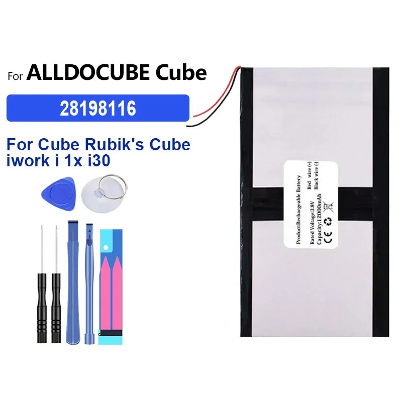 Новый 3 8 В 13500 мАч 28198116 Аккумулятор для планшетного ПК ноутбука Alldocube Cube IWork 1X I30