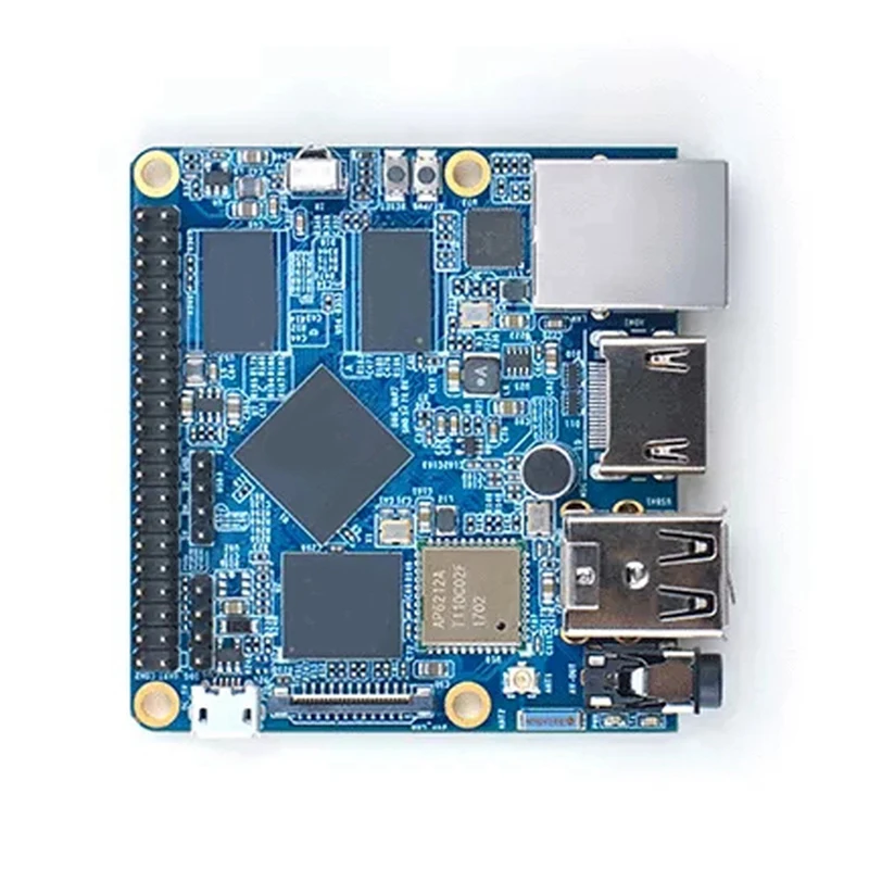 For Nanopi M1 Plus Allwinner H3 Quad-Core Cortex-A7 1GB DDR3 RAM+8GB EMMC Gigabit LAN Wifi Bluetooth Development Board
