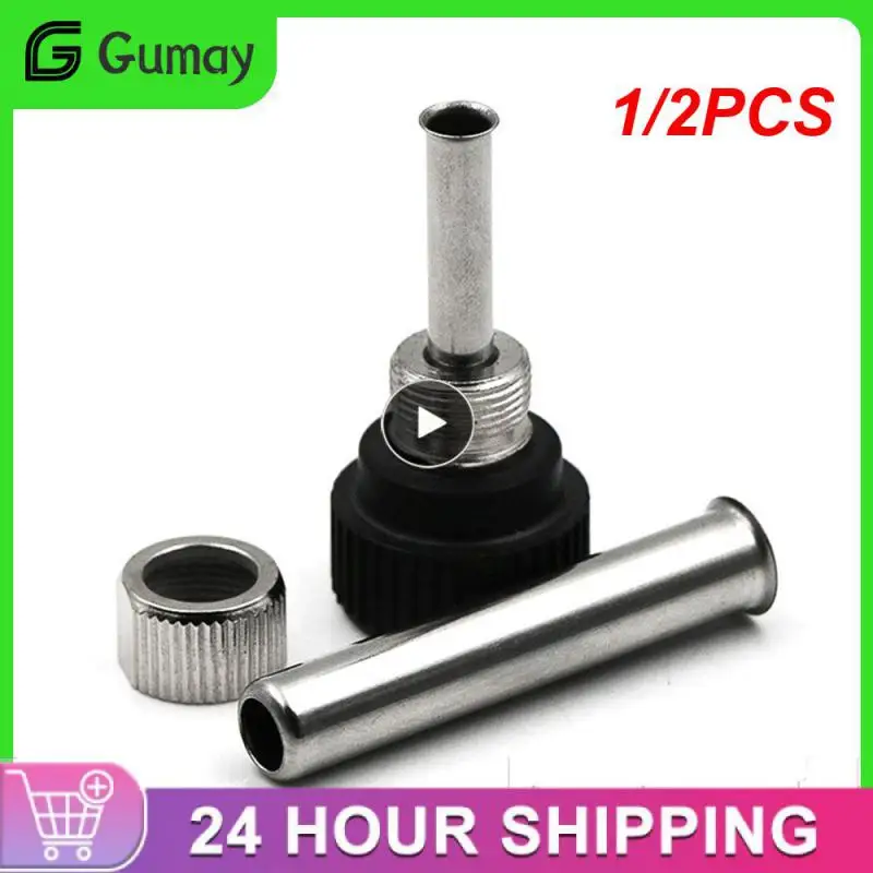 

1/2PCS Socket+nut+electric Wood Head,Soldering Station Iron Handle Accessories for 936 Iron Head Cannula Iron