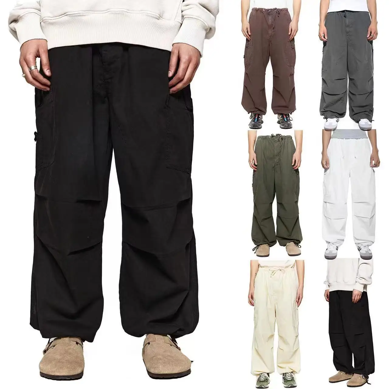 

Cotton Linen Harem Pants Men