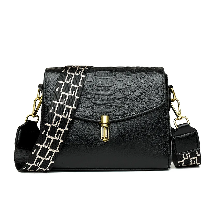 

Crocodile Pattern Genuine Leather Tote Bag for Women 2022 Luxury Ladies Shoulder Bag Designer Messenger Bag High Quality Handbag