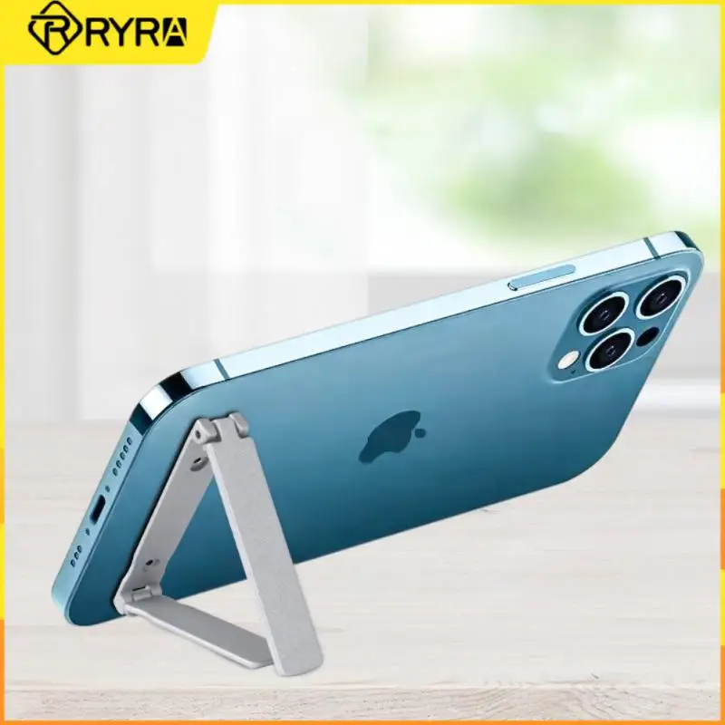 

RYR zinc alloy desktop stand mini invisible stable foldable universal mobile phone stands ultra-thin Strong magnetic adsorption