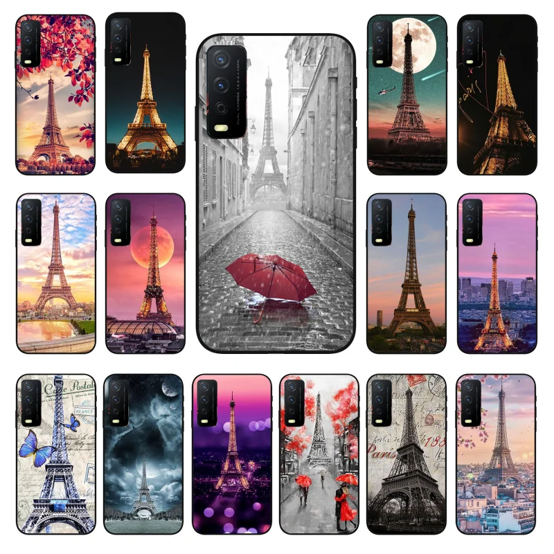 

Love London Eiffel Tower Phone Case For VIVO Y53S Y33S Y22S Y11S Y31 Y21 Y70 Y20 Y21S Y72 Y35 Y51 Y01 V23E V21 V23 V21E