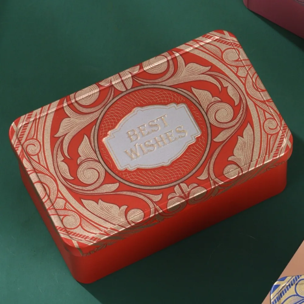 

Металлическая квадратная коробка для подарков