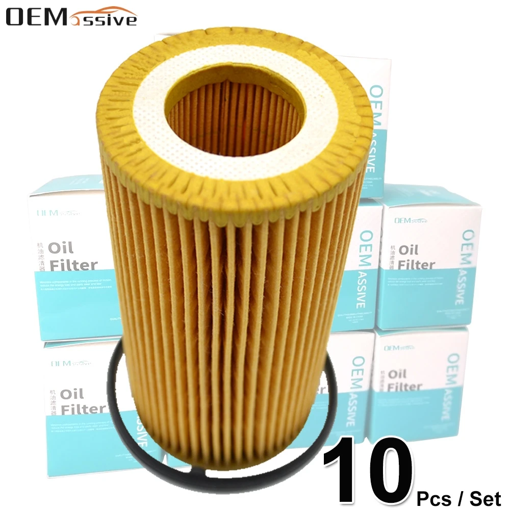 Набор из 10 штук 06D 115562 Масляный фильтр для Audi A1 A3 A4 A6 TT VW New Beetle 2005-2010 2.5L/Seat Exeo 2009 2010 2011