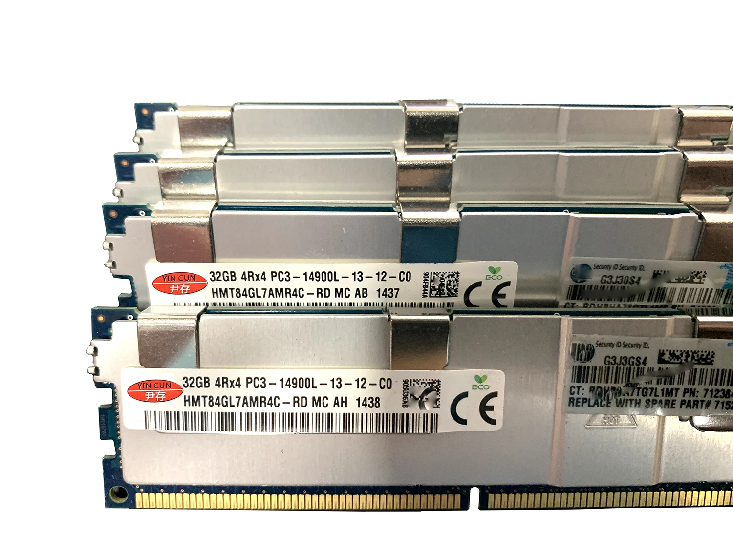 Серверная память, модель DDR3 32G PC3-14900L ECC REG, adapté aux serveurs Dell R715, R720, R720XD 12800 16G 8G