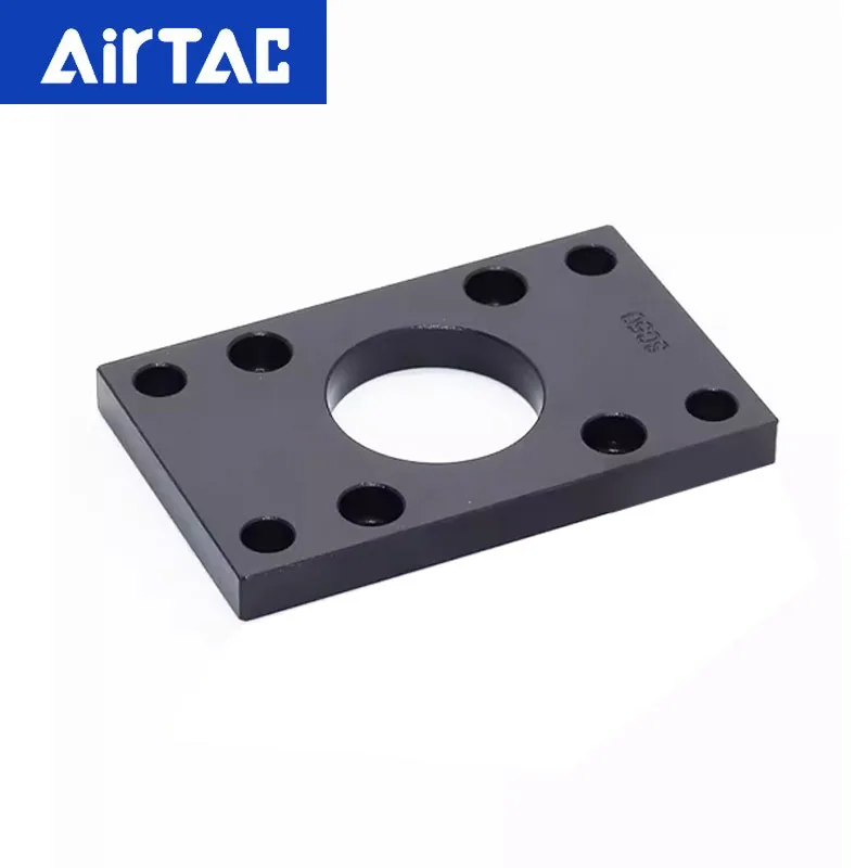 Фото AirTAC оригинальные аксессуары для кронштейна цилиндра SC/SU F-SC32/40/50/63/80CA/CB/FA/LB с одним двойным ухом, фланцевая пластина №5