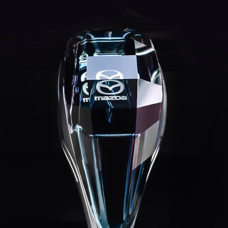 Фото Хрустальный рычаг переключения передач с LED-подсветкой для Mazda MS Speed CX4 6 Atenza 3 Axela 2 MX5 CX7 CX5 CX9 323 RX8 626 CX30 №4