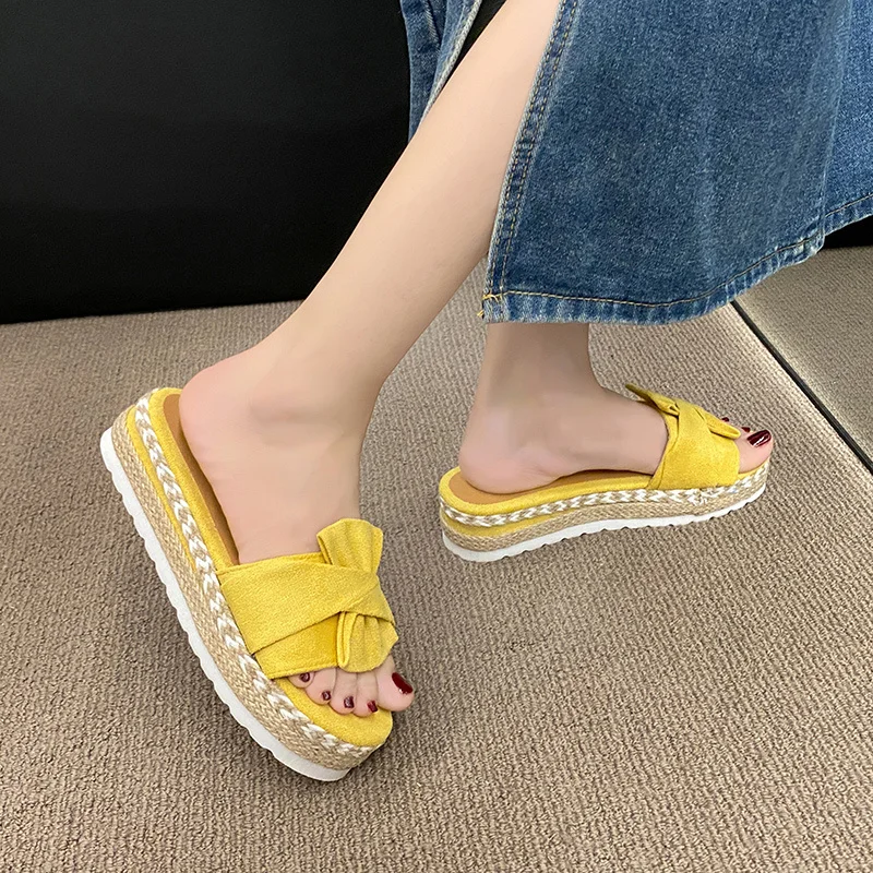 Sandals Women Heels Sandals with Wedges Shoes for Women Platform Sandals Summer Slippers Sandalias Mujer Elegant Summer Shoes