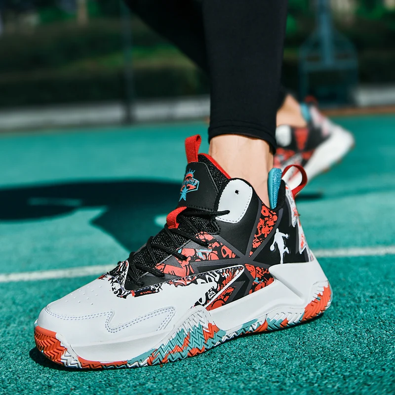 2022 Men Basketball Shoes Unisex Couple Basketball Sports Shoes Summer Breathable High Quality Sneakers for Women