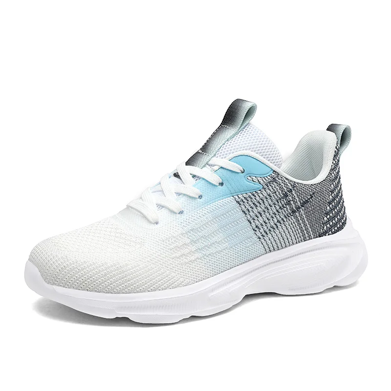 Women Casual Sports Sneakers Breathable Women Walking Shoes Spring/Autumn Air Mesh Fashion Lace-Up Comfortable Outdoor Female