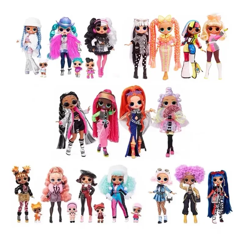 LOL Кукла-сюрприз OMG Big Sister Trend Music Dress Up Hair Doll Большая коллекция Подарочная коробка
