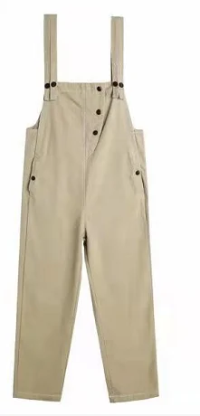 

2022 Fashional Young Women's Jeans Loose Fit Overalls Angel-Length Wide Leg Pants Both Color Jeans Jumpsuit