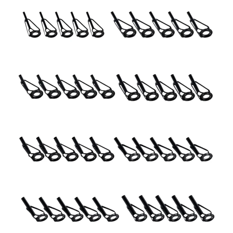 

40 шт., набор направляющих для удочки, из нержавеющей стали