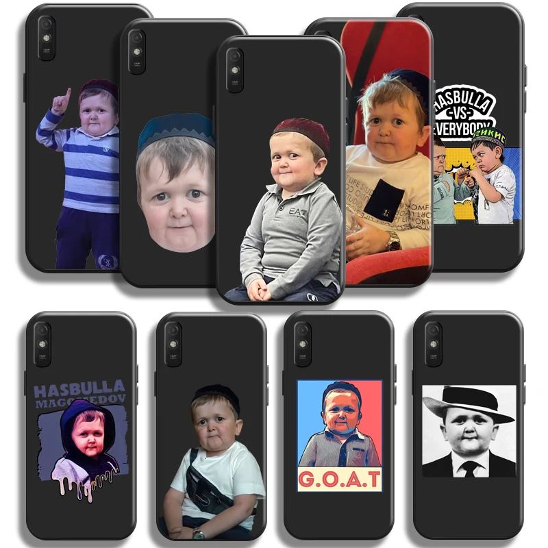 

Hasbulla Funny Cute Children Case For Xiaomi Redmi 9A Phone Case For Redmi 9AT Black Coque Back Silicone Cover Funda Soft