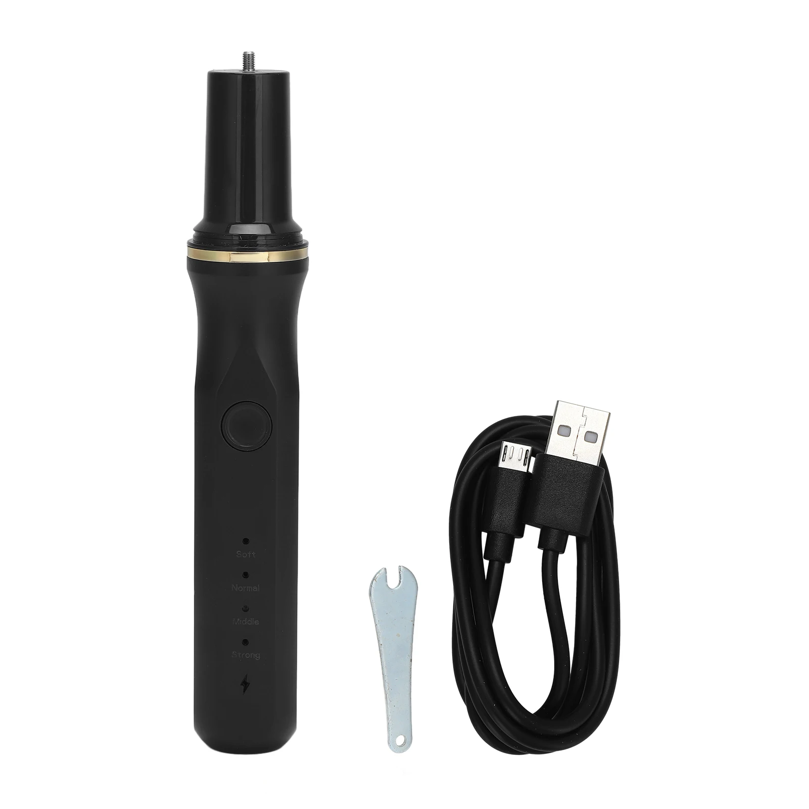 

Black Electric Calculus Remover Host Dental Scaler Portable Teeth Ultrasonic Tartar Cleaner with LED for Home Travel