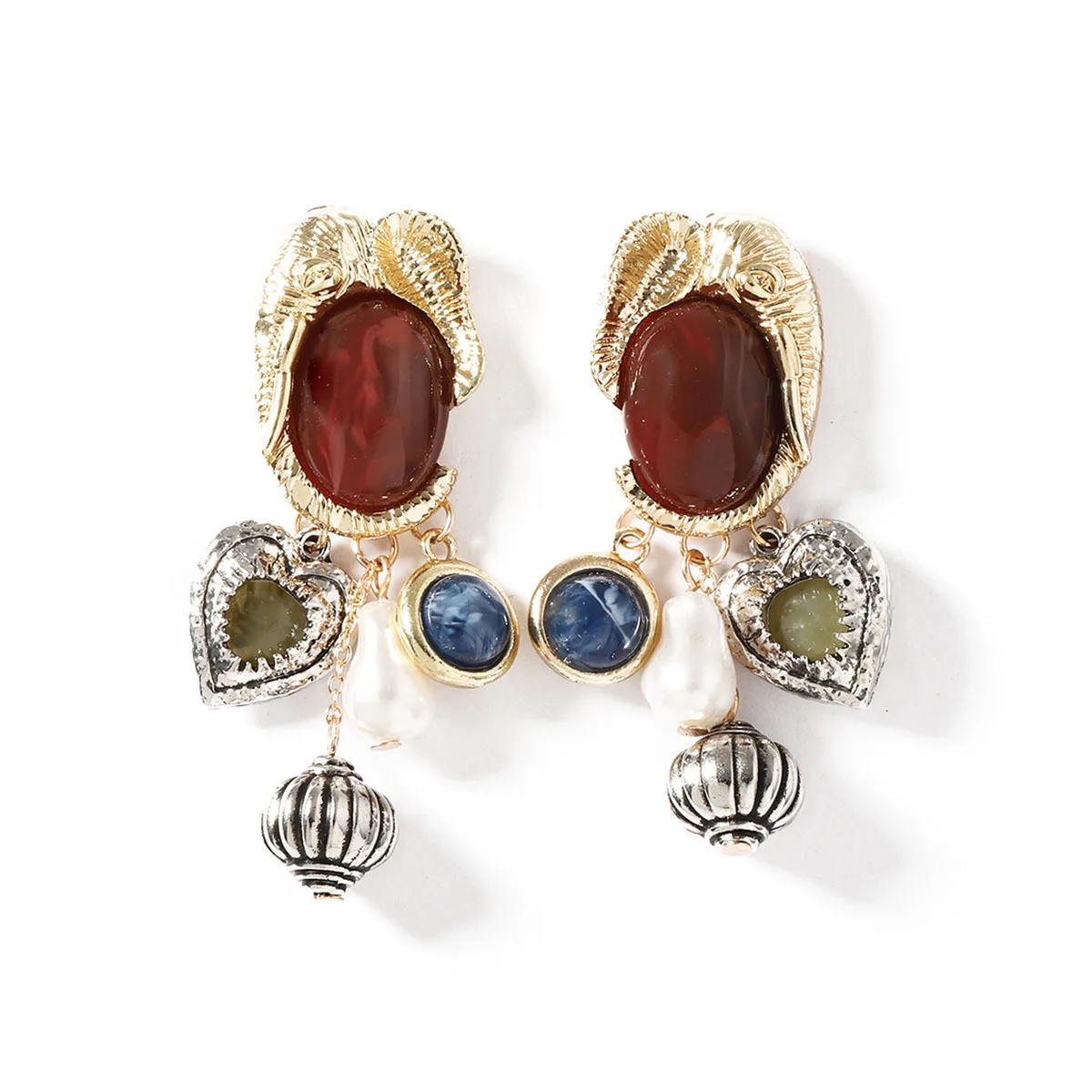 Винтажные серьги-подвески ZAA с животными для женщин ретро этнический стиль