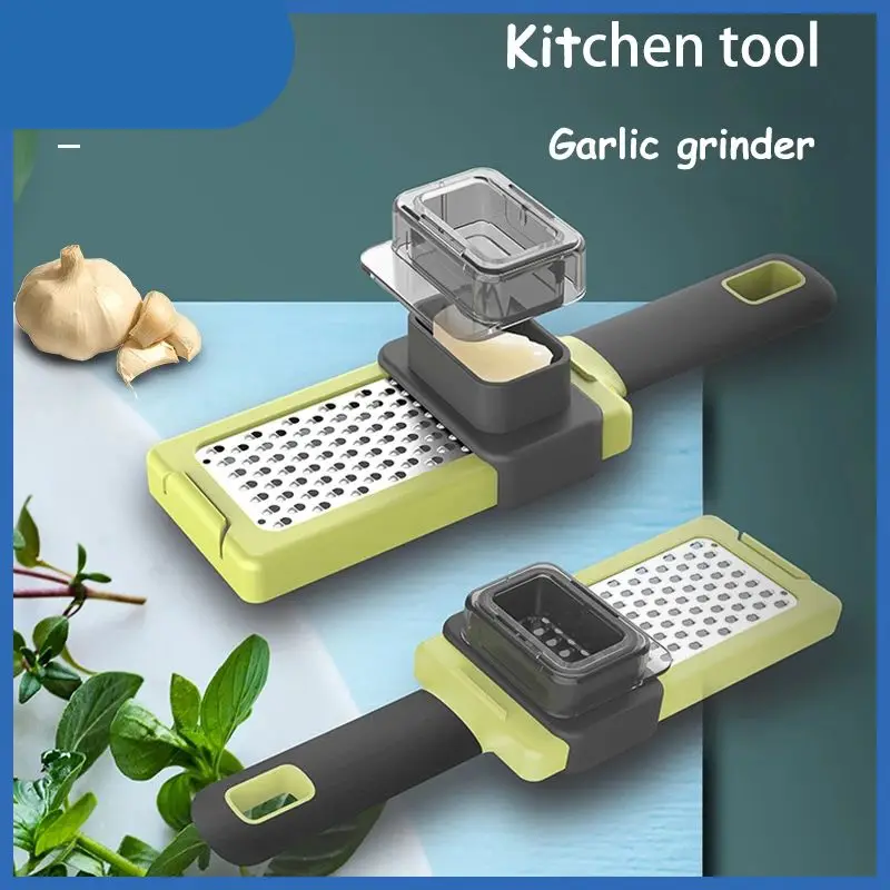 

2021 New Home Ginger Grinding Grater Cutting Garlic Grinder Vegetable Chopper Planer Slicer Multi Function Kitchen Accessories