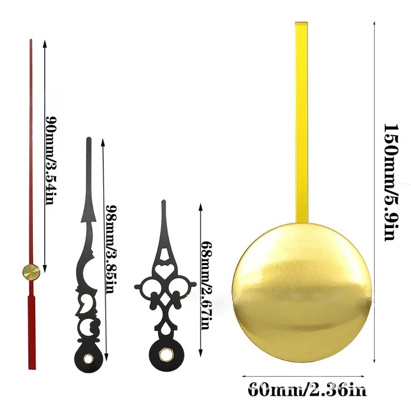 Настенные часы с бесшумным маятником