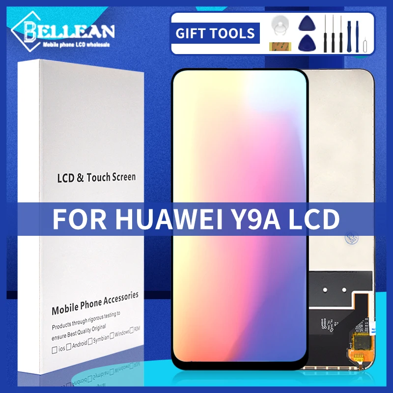 

Catteny оригинальный 6,63 ''для Huawei Y9A ЖК-дисплей с сенсорным экраном и дигитайзером для Honor X10 фотографический дисплей