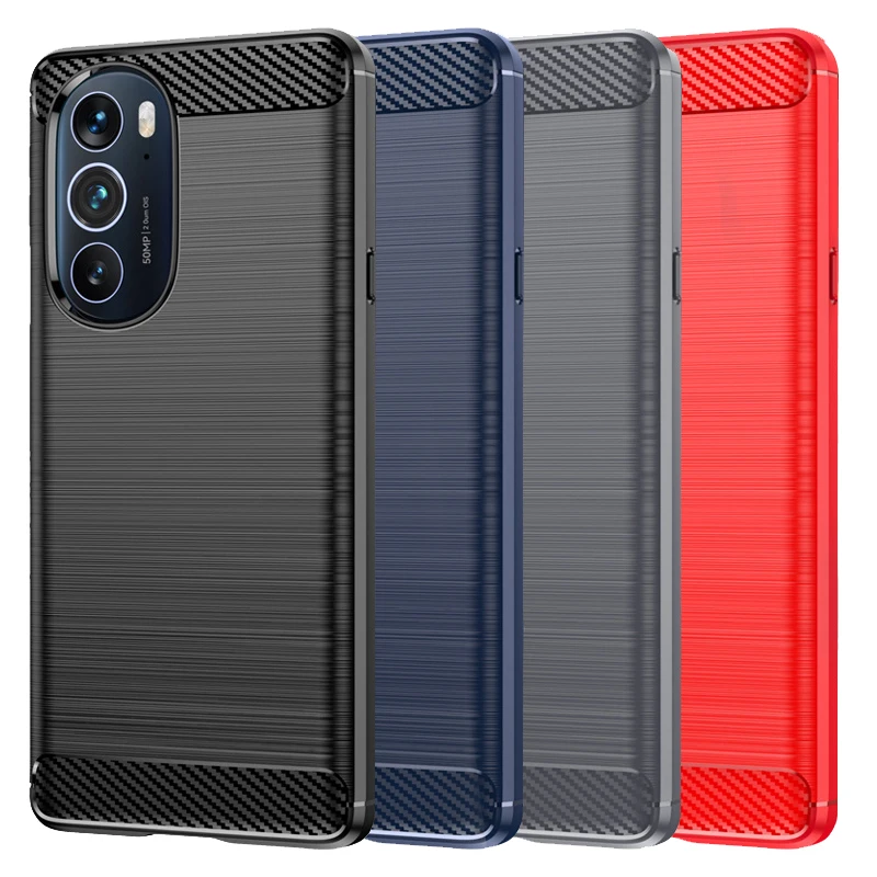 For Moto Edge X30 Case Cover For Moto G71 G51 Edge X30 S30 20 Shockproof Carbon Fiber Cover For Motorola Moto Edge X30 Fundas