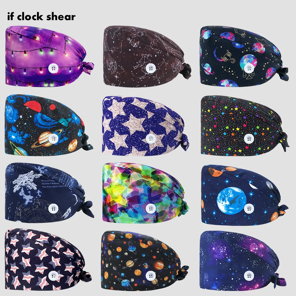 

Унисекс, печать, уход за домашними животными, рабочая лабораторная шапочка, унисекс, стоматологические скрабы, шляпа, медицинские аксессуар...