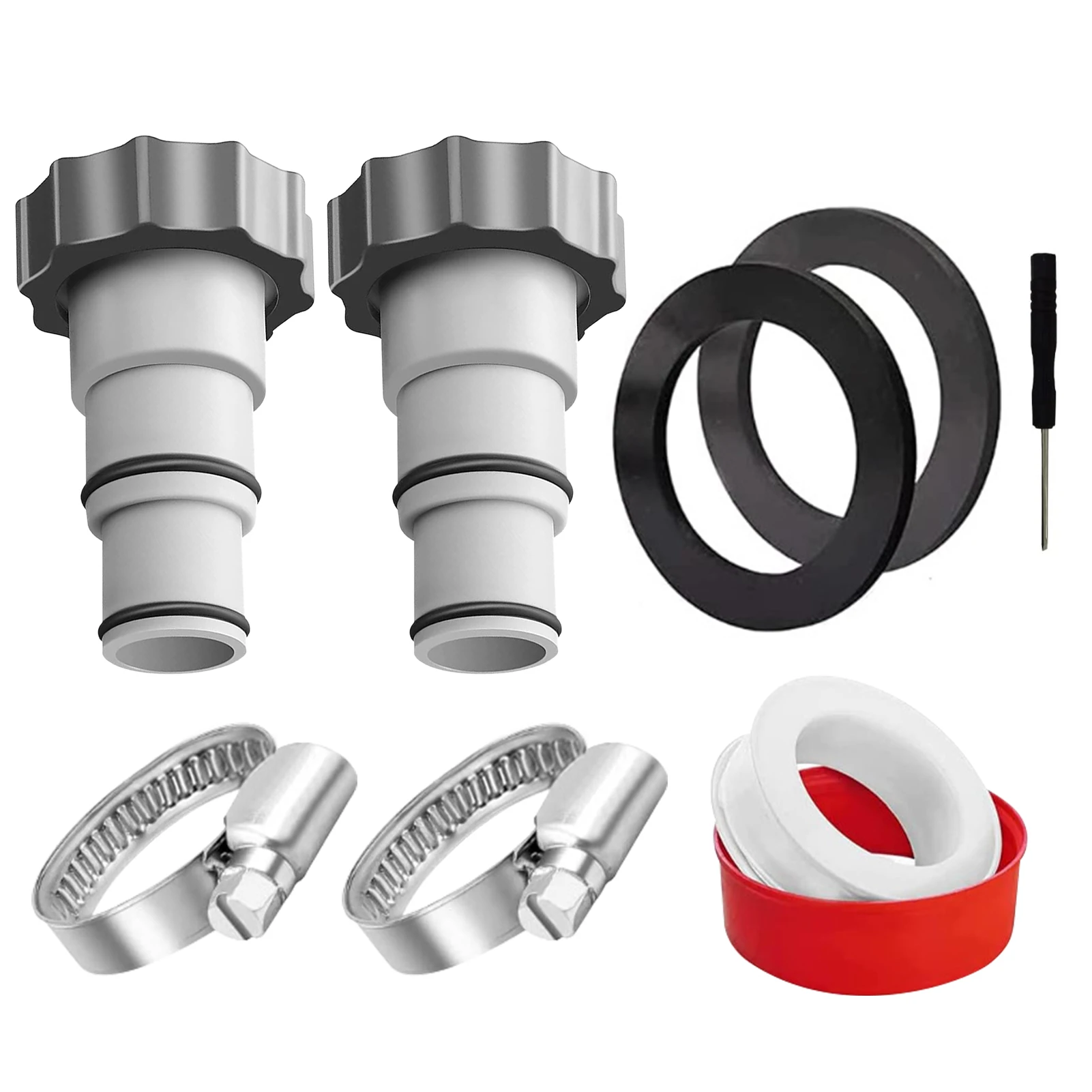 

Адаптер для насоса Intex, герметичные шланговые адаптеры, запорные клапаны, прочная конструкция для бассейна и сада