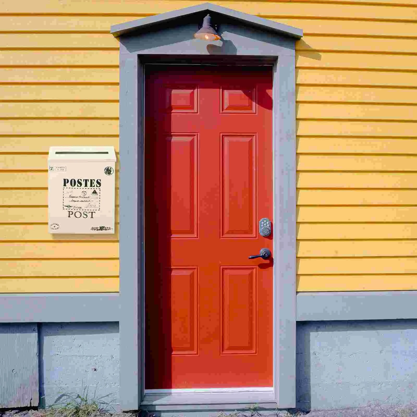 

Retro Iron Vintage Wall Mount Post Box Vintage Letter Box