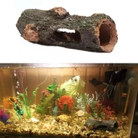 fish tank hollow tree log wood landscape fish tank resin aquarium ornament trunk