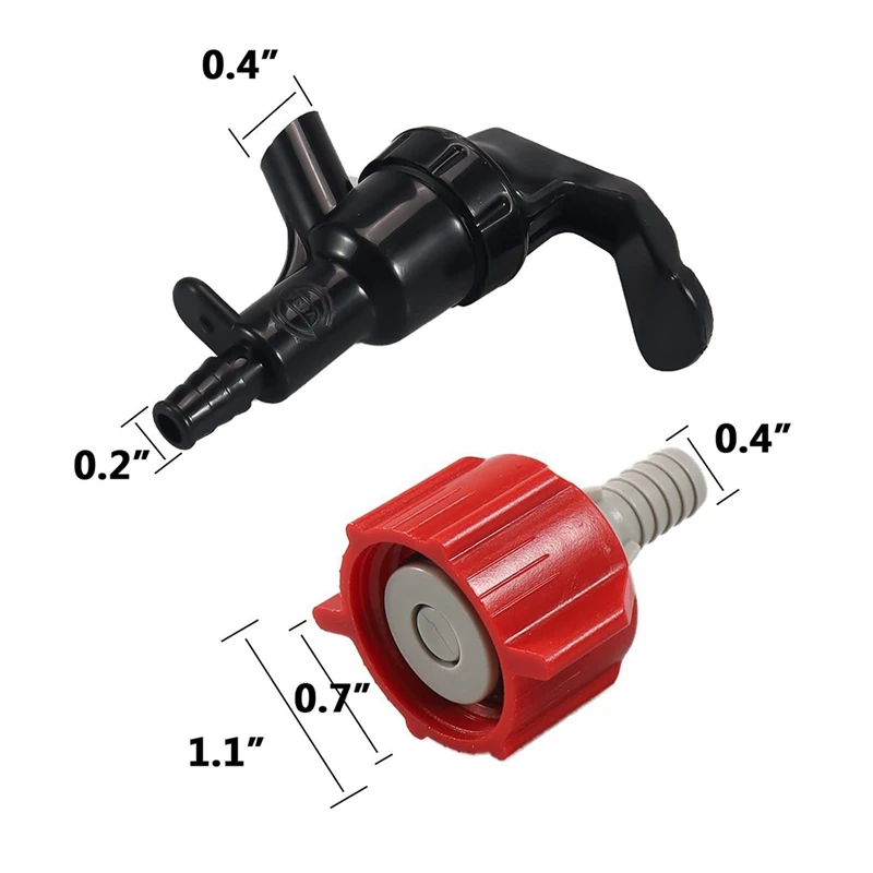 Универсальный красный кран-нагрудник для коки-колы пакет в коробке кран пикника
