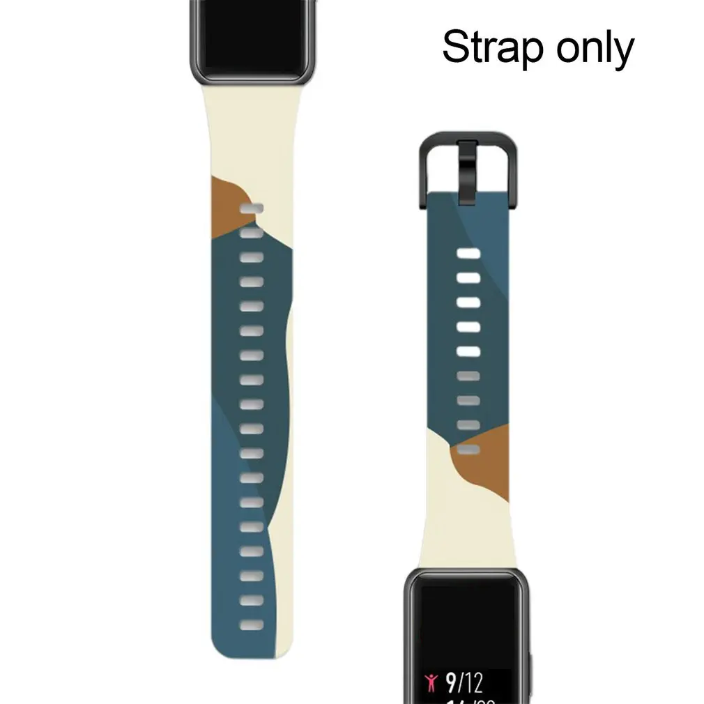 

Colourful For Honor Band 6 Watch Fit Silicone Strap Replacement Wristband Bracelet Strap For Huawei Fit Wristband Accessories