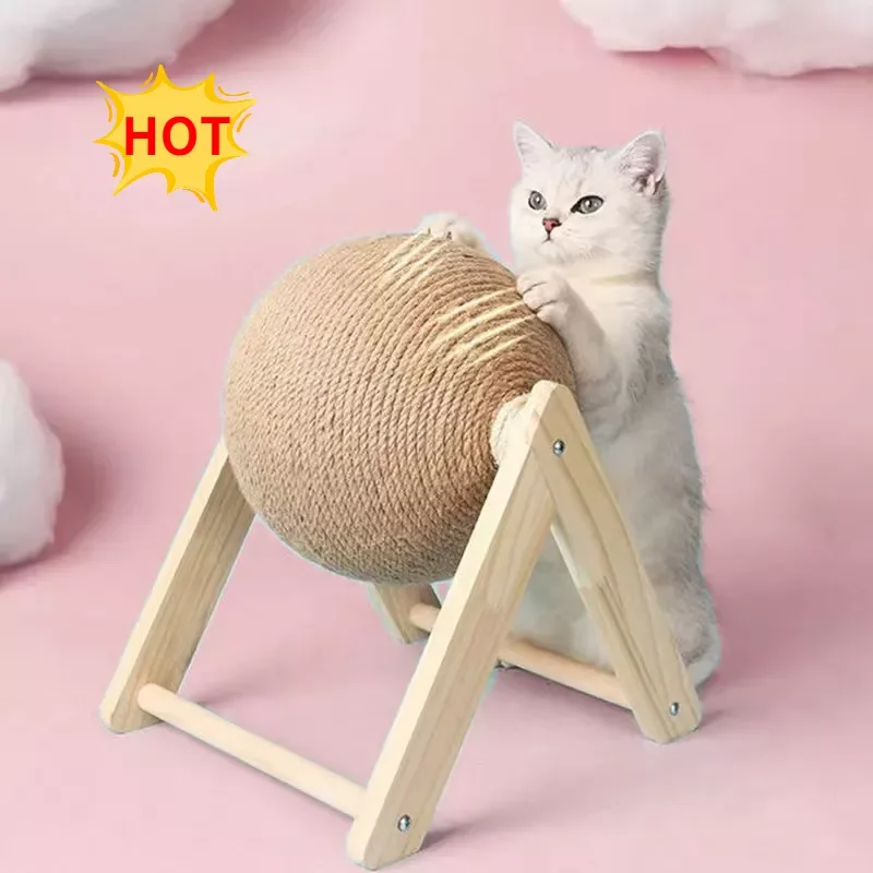

2023NEW Cat wheel tree tower Scratcher Ball Toy Kitten Sisal Rope Board Grinding Paws Toys Cat Scratching post Pet Furniture Sup