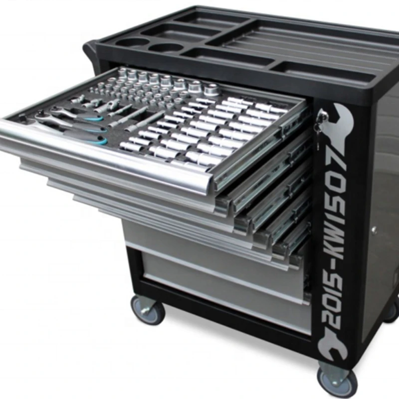 

H16037DW 236 шт., тележка для инструментов со стандартными инструментами, профессиональный шкаф для инструментов с 7 выдвижными ящиками для авторемонта