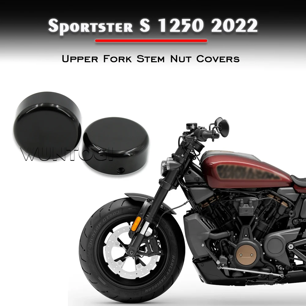 

RH 1250 Cover Motorcycle Upper Fork Stem Nut Covers For Sportster S 1250 Central Axle Nut Cover Front Rear Axle Nut Cover