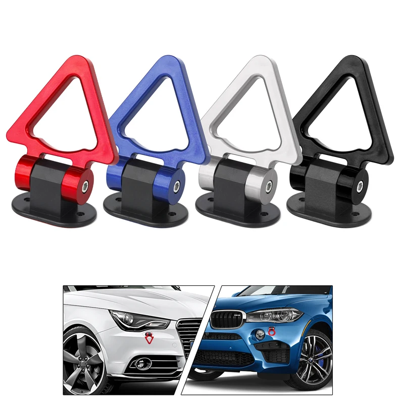 

Car Modified Tow Hook Adhesive V-Shaped Decorative Car Sticker Trailer Ring Car Tow Strap Abs Tow Bar Hook Up Car Accessories