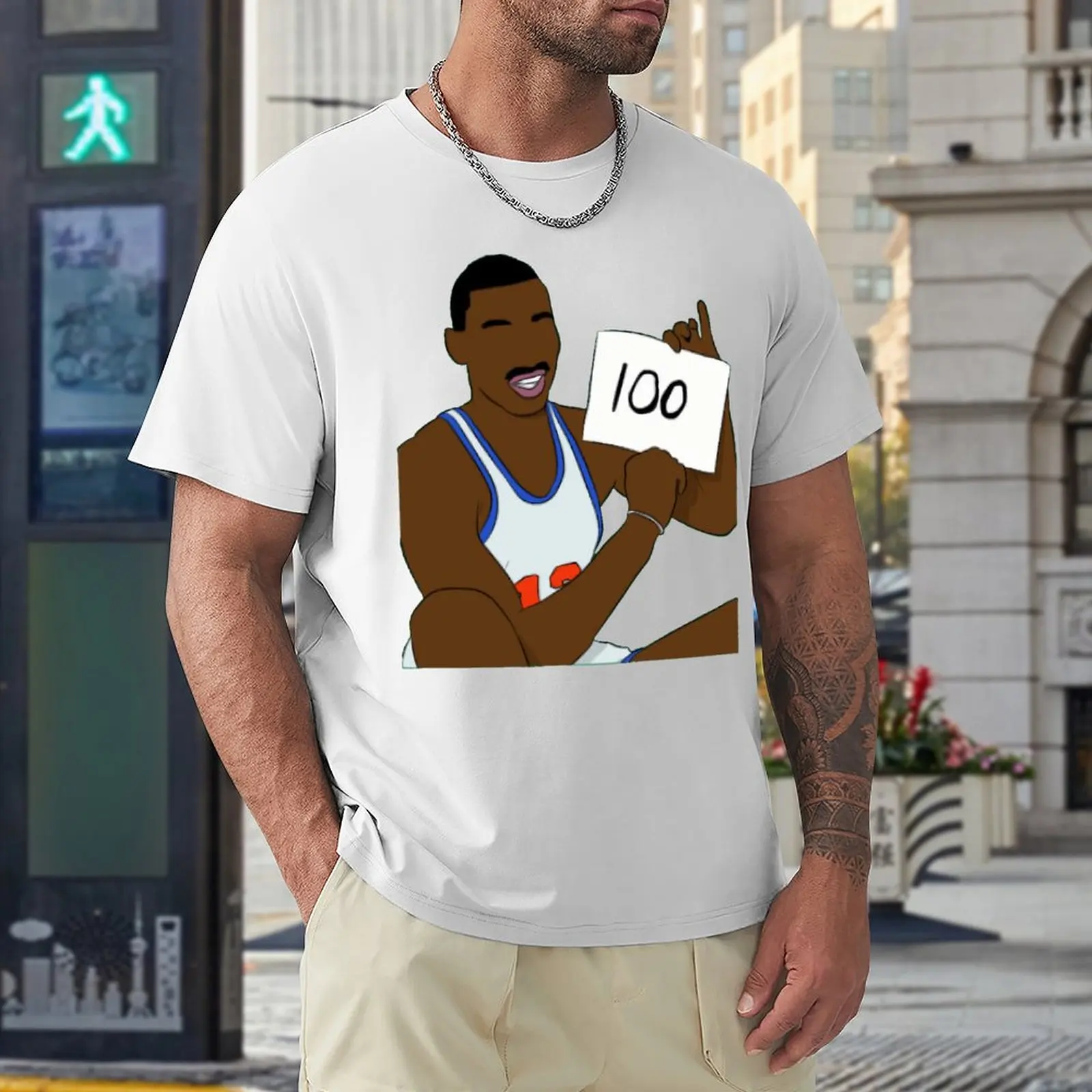 

Basketball Gift Graphic Cool Wilt The Stilt The Big Dipper Goliath Basketball Stars (10) Kemp T-shirts top Quality Campaign