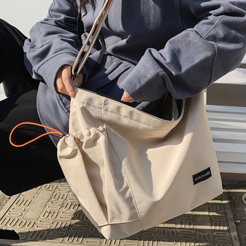 

Повседневная нейлоновая сумка-хобо через плечо для женщин, дизайнерские сумки на плечо, вместительная сумка-тоут, женские дорожные сумки для покупок, женские кошельки