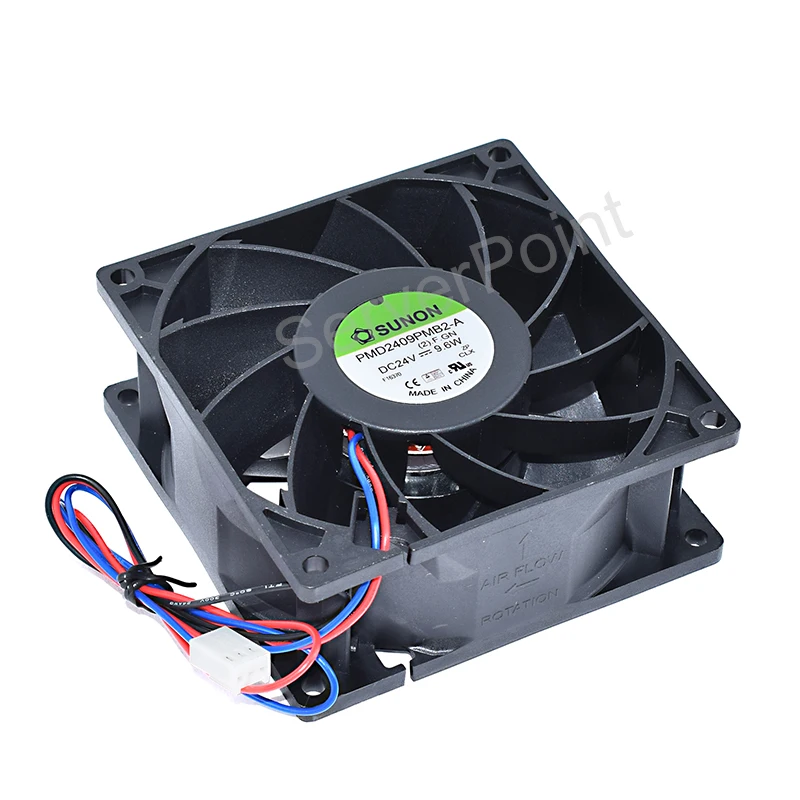 Оригинальный Новый PMD2409PMB2-A DC24V 9,6 W 3-контактный квадратный Вентилятор охлаждения