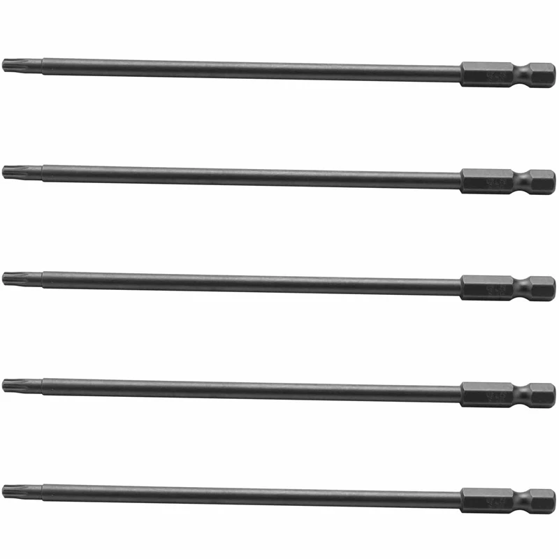 Hot 5X 1/4-Inch Shank T20 Magnetic Torx Security Screwdriver Bit 150Mm Long