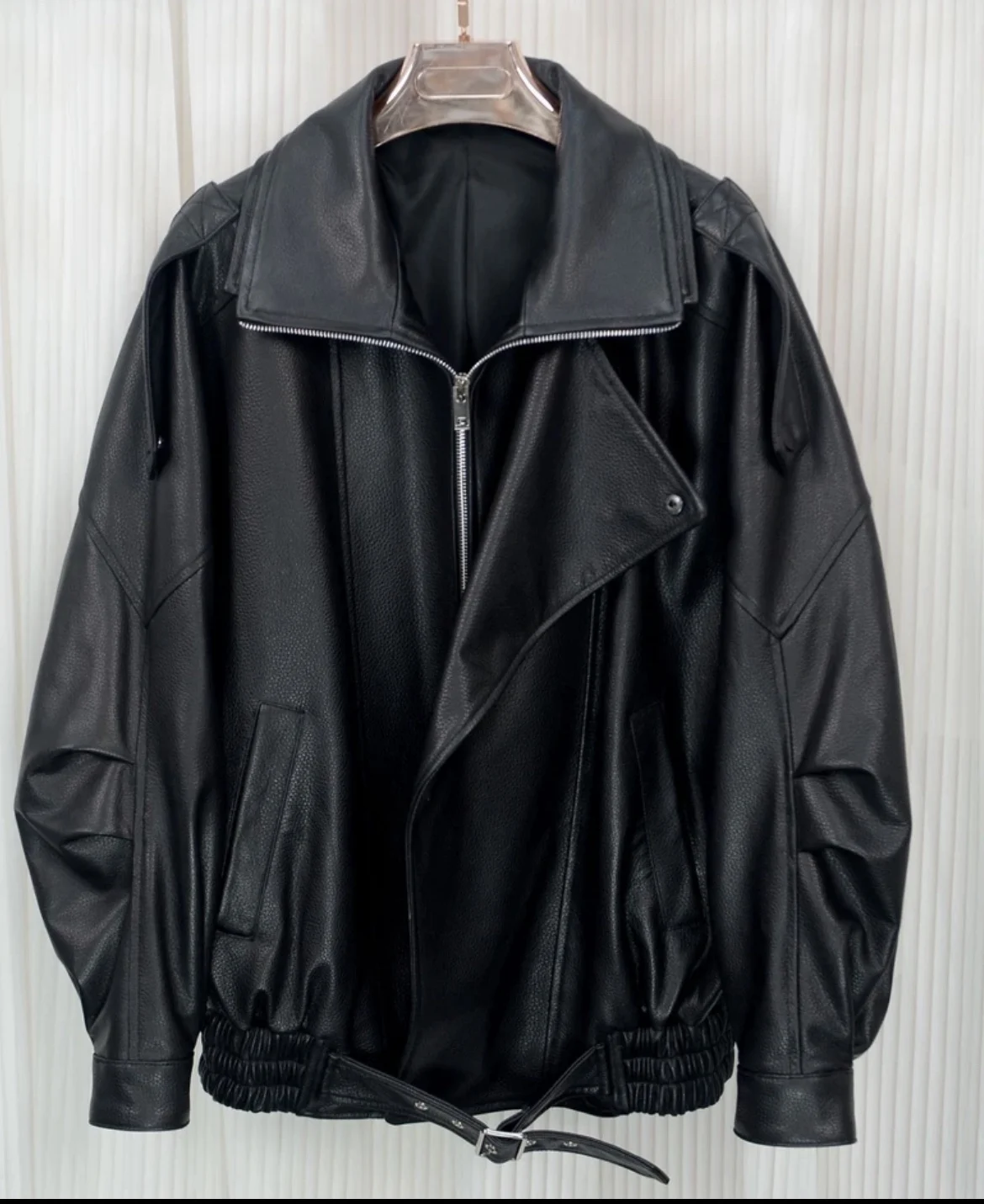 Пуховик 90 пальто из натуральной кожи на белом утином пуху верхняя одежда женская