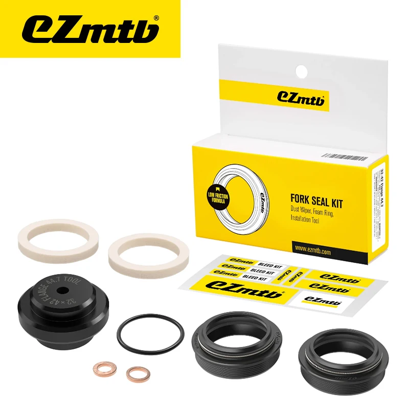 EZmtb-Kit de herramientas de instalación de anillo de espuma para bicicleta, Kit de juntas de polvo y aceite para horquilla delantera, 30/32/ 35/36/38/40mm