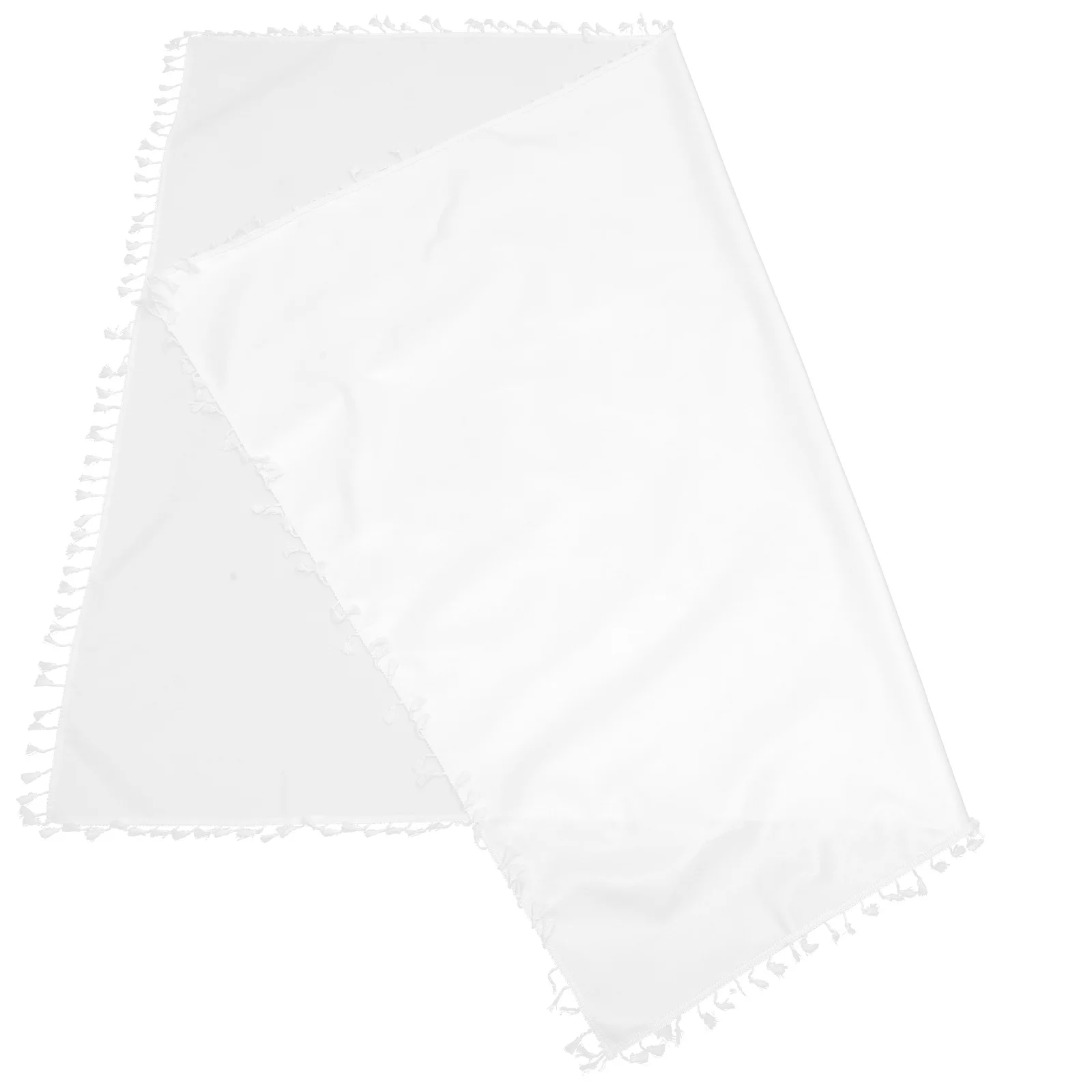 

Decorative Tablecloth Delicate Polyester Fringed Table Cover for Dining Room