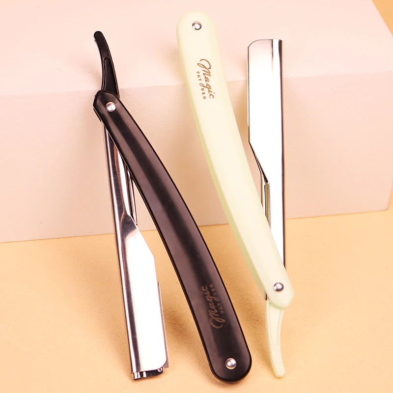 

2 Colors Professional Manual Shaver Straight Edge Razor Folding Shaving Beard Cutter Men' Gift